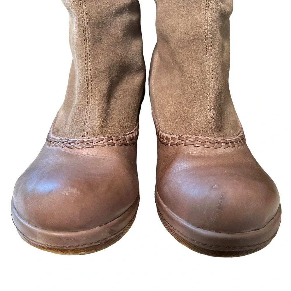 Jambu | Riviera Leather and Suede Clog Boot Size 8.5 - Picture 6 of 16